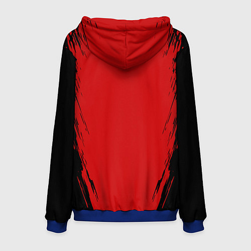 Мужская толстовка Они воин самурай / 3D-Синий – фото 2