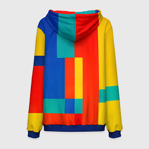 Мужская толстовка Перестрелка ковбоев поп-арт / 3D-Синий – фото 2