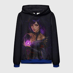 Толстовка-худи мужская Райдэн Эи реализм, цвет: 3D-синий