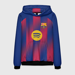 Толстовка-худи мужская Барселона домашняя форма 2025 2026, цвет: 3D-черный