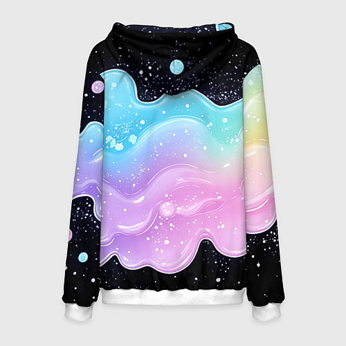 Мужская толстовка Менеджер капибара в кружке в стикерах / 3D-Белый – фото 2