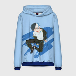 Толстовка-худи мужская Харука Сакура - Ветролом, цвет: 3D-синий