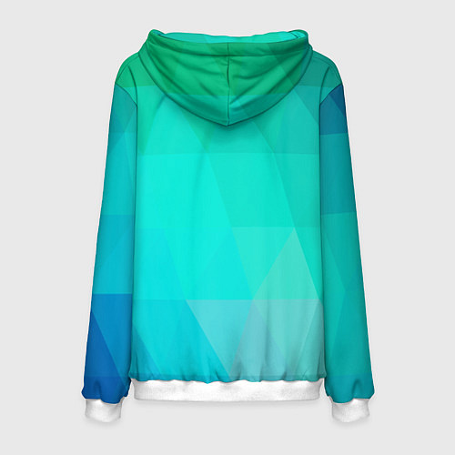 Мужская толстовка Саня как танк прет на пролом / 3D-Белый – фото 2