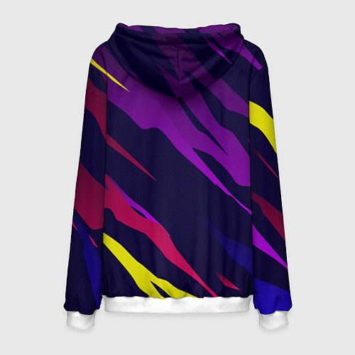 Мужская толстовка Саня в здании / 3D-Белый – фото 2