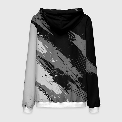 Мужская толстовка Российская империя - монохромный / 3D-Белый – фото 2