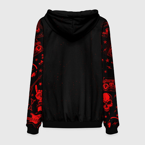 Мужская толстовка Pantera рок группа / 3D-Черный – фото 2