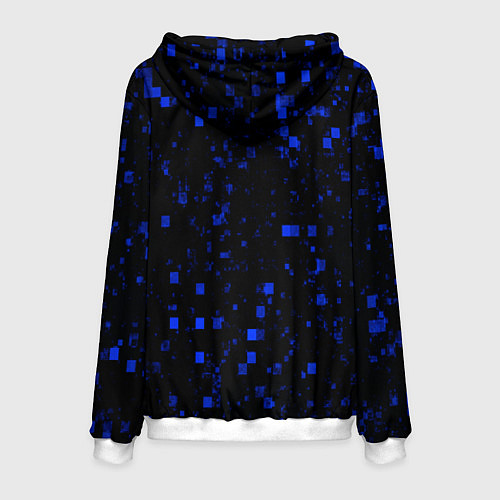Мужская толстовка Color blue khaki / 3D-Белый – фото 2