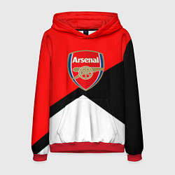 Толстовка-худи мужская Arsenal geometry sport, цвет: 3D-красный