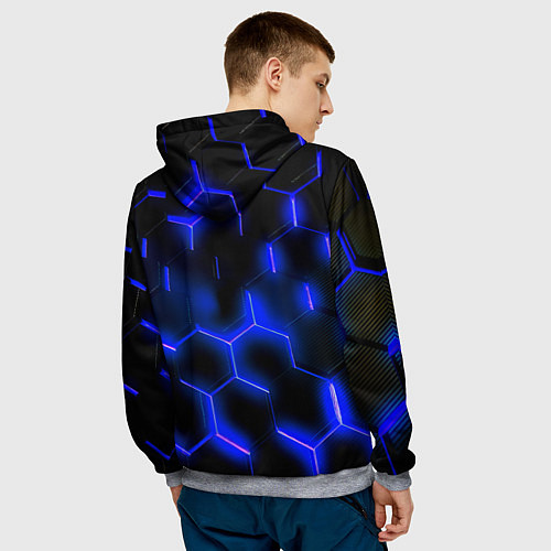 Мужская толстовка FC Bayern Mnchen соты / 3D-Меланж – фото 4