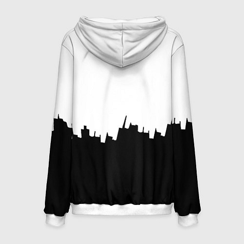 Мужская толстовка Bayern Mnchen пиксели / 3D-Белый – фото 2