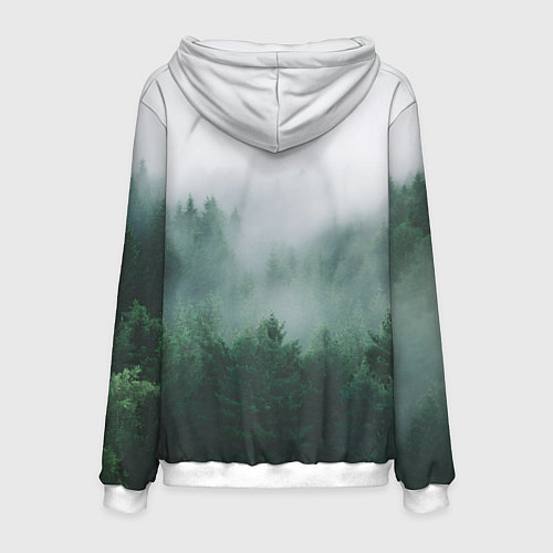 Мужская толстовка Twilight forest / 3D-Белый – фото 2