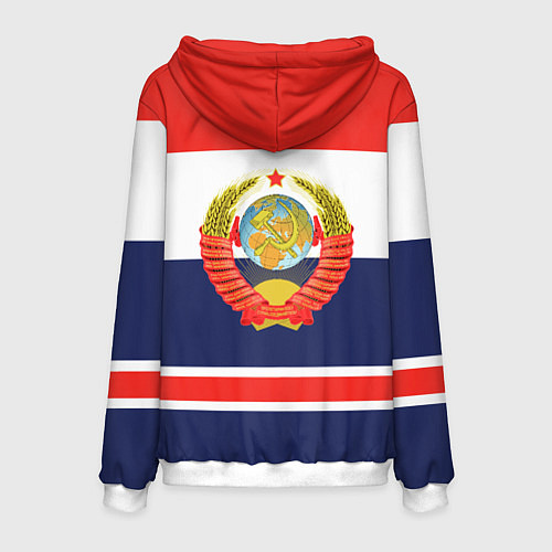 Мужская толстовка Символика и знаки СССР / 3D-Белый – фото 2