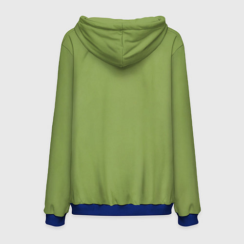 Мужская толстовка Розовые они такие / 3D-Синий – фото 2