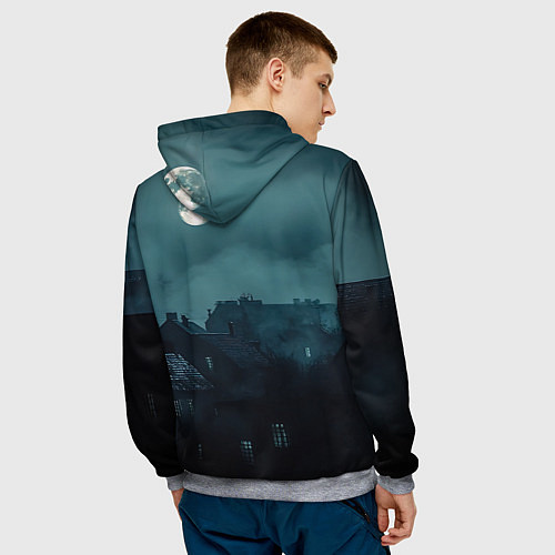 Мужская толстовка Вампирша МаоМао - Монолог Фармацевта аниме Хэллоуи / 3D-Меланж – фото 4