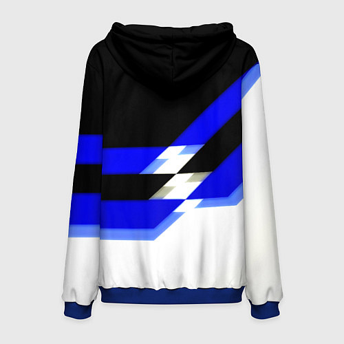 Мужская толстовка Бавария Мюнхен полосы спорт / 3D-Синий – фото 2