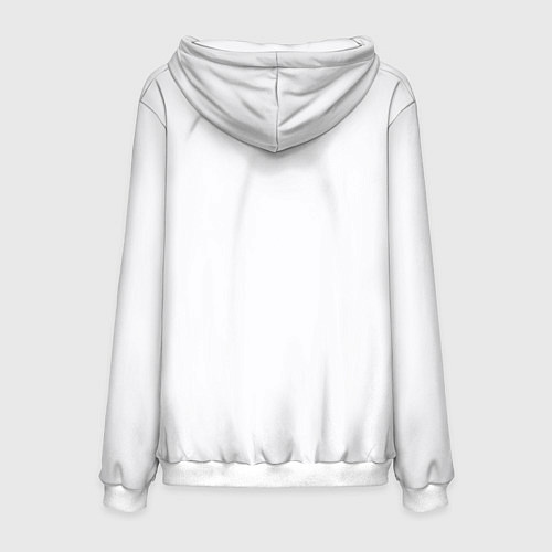 Мужская толстовка Лицо санты / 3D-Белый – фото 2