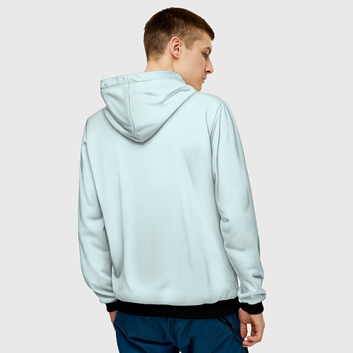 Мужская толстовка Клоун Пеннивайз / 3D-Черный – фото 4