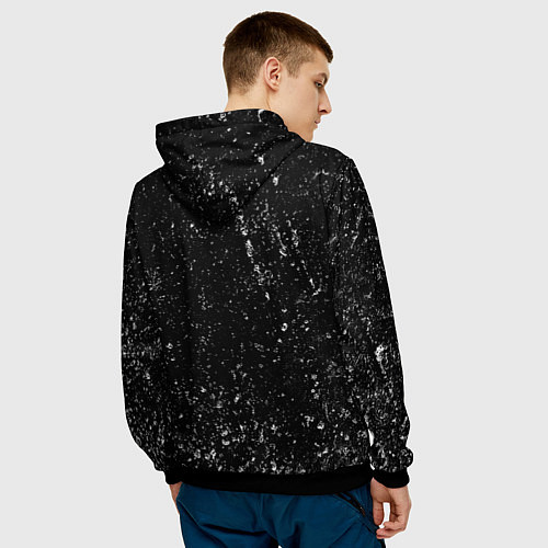 Мужская толстовка Валькнут и символы в круге / 3D-Черный – фото 4