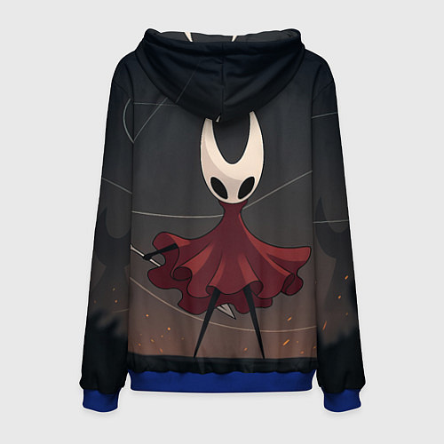 Мужская толстовка Hollow Knight - Silksong / 3D-Синий – фото 2