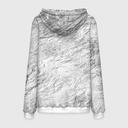 Мужская толстовка Вегвизир - компас рун в виде става / 3D-Белый – фото 2