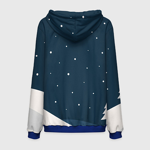 Мужская толстовка 2026 вперед к мечте / 3D-Синий – фото 2