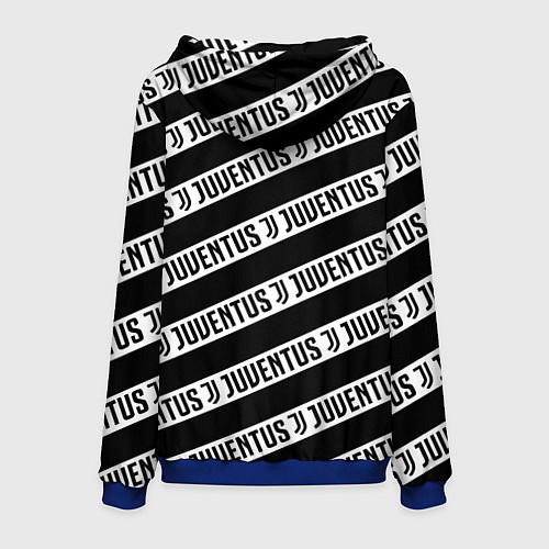 Мужская толстовка Ювентус полосы линии спорт / 3D-Синий – фото 2