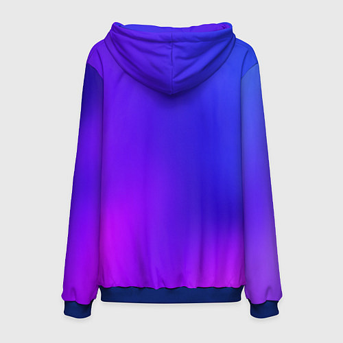 Мужская толстовка Color multicolored gradient / 3D-Синий – фото 2