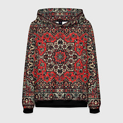 Толстовка-худи мужская Пыльный ковёр, цвет: 3D-черный