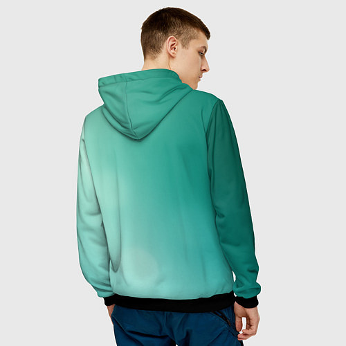 Мужская толстовка Ну когда уже новый год / 3D-Черный – фото 4