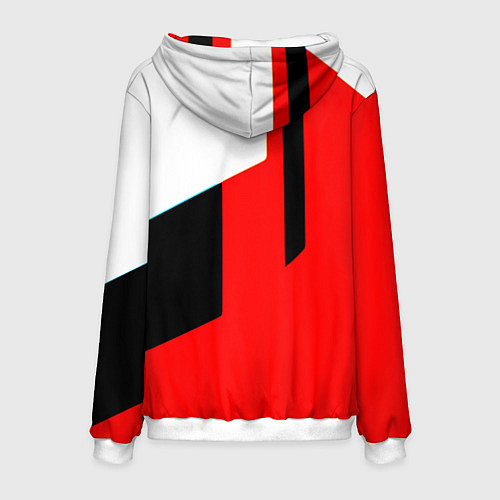 Мужская толстовка Арсенал геометрия спорт / 3D-Белый – фото 2