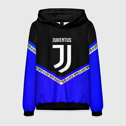 Толстовка-худи мужская Ювентус япония геометрия, цвет: 3D-черный