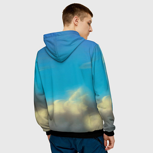 Мужская толстовка My littlle pony / 3D-Черный – фото 4