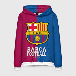 Толстовка-худи мужская Barca Football, цвет: 3D-белый