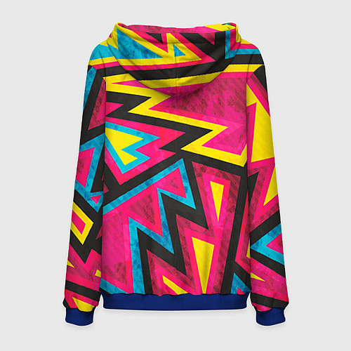Мужская толстовка Геометрия / 3D-Синий – фото 2