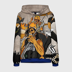 Толстовка-худи мужская Metallica: Guitar Hero, цвет: 3D-синий