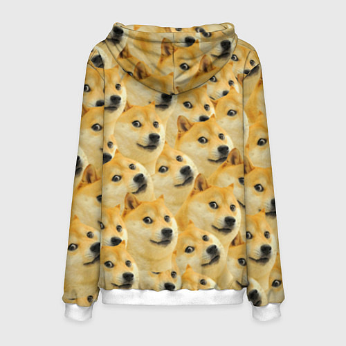 Мужская толстовка Doge / 3D-Белый – фото 2