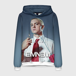 Толстовка-худи мужская Eminem Fire, цвет: 3D-белый