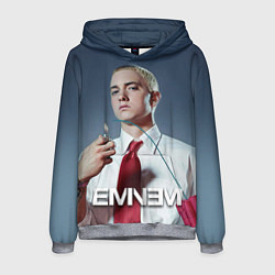 Толстовка-худи мужская Eminem Fire, цвет: 3D-меланж