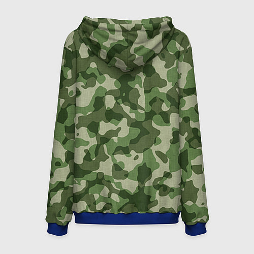 Мужская толстовка Хаки / 3D-Синий – фото 2