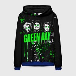 Толстовка-худи мужская Green Day: Acid Colour, цвет: 3D-синий