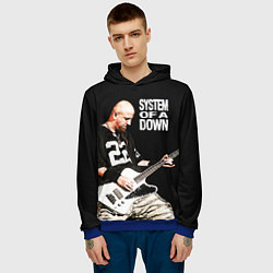 Толстовка-худи мужская System of a Down, цвет: 3D-синий — фото 2