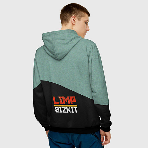 Мужская толстовка Limp Bizkit: Faith Face / 3D-Черный – фото 4