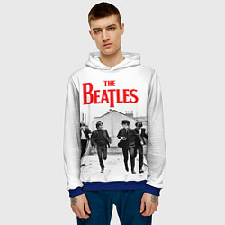 Толстовка-худи мужская The Beatles: Break, цвет: 3D-синий — фото 2