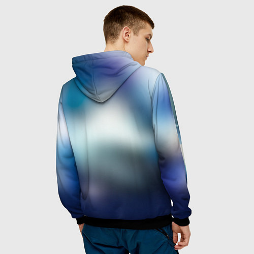 Мужская толстовка Бездомный бог / 3D-Черный – фото 4