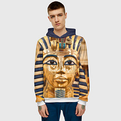 Толстовка-худи мужская Фараон, цвет: 3D-белый — фото 2
