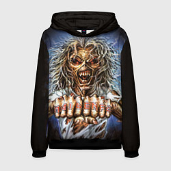 Толстовка-худи мужская Iron Maiden: Maidenfc, цвет: 3D-черный