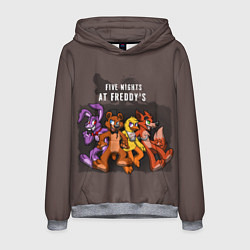 Толстовка-худи мужская Five Nights At Freddy's, цвет: 3D-меланж