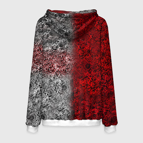 Мужская толстовка Pirate Station: Flowers / 3D-Белый – фото 2