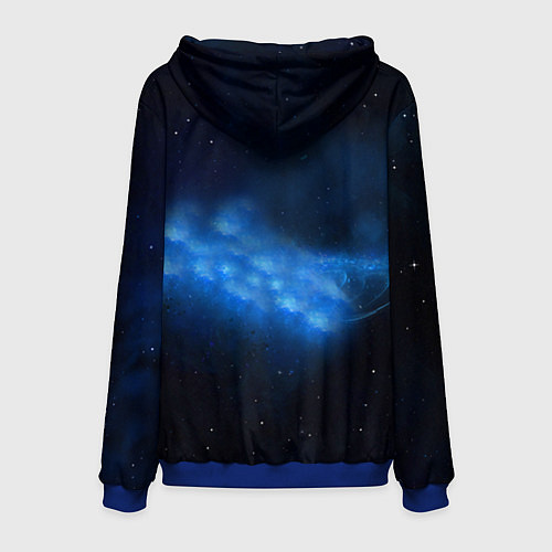 Мужская толстовка Pirate Station: Blue Space / 3D-Синий – фото 2