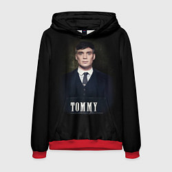 Толстовка-худи мужская Peaky Tommy, цвет: 3D-красный